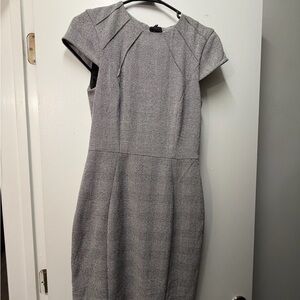 NWT H&M Gray Midi Sheath Dress